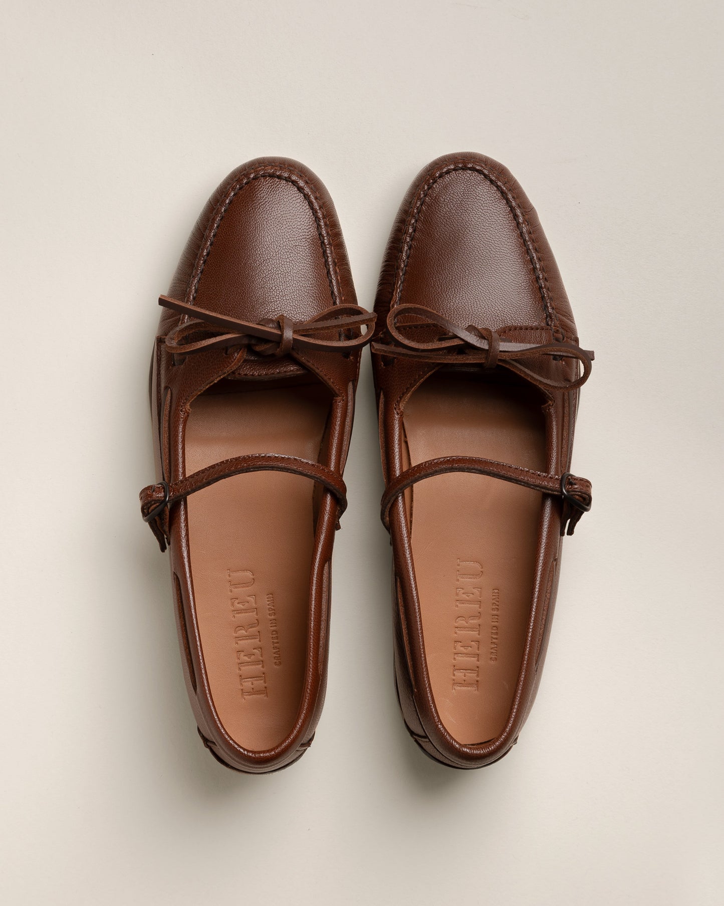 LOREA SUPPLE SHINY - Mary Jane Loafer - Hereu on sale