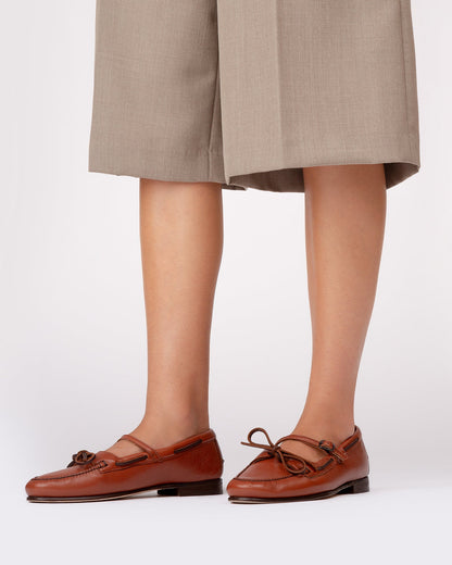 LOREA SUPPLE SHINY - Mary Jane Loafer - Hereu on sale