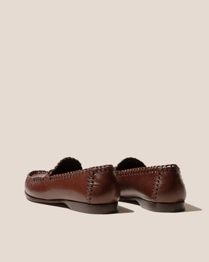 SASTRE SUPPLE SHINY - Braided Seam Slip-On Loafer - Hereu sale