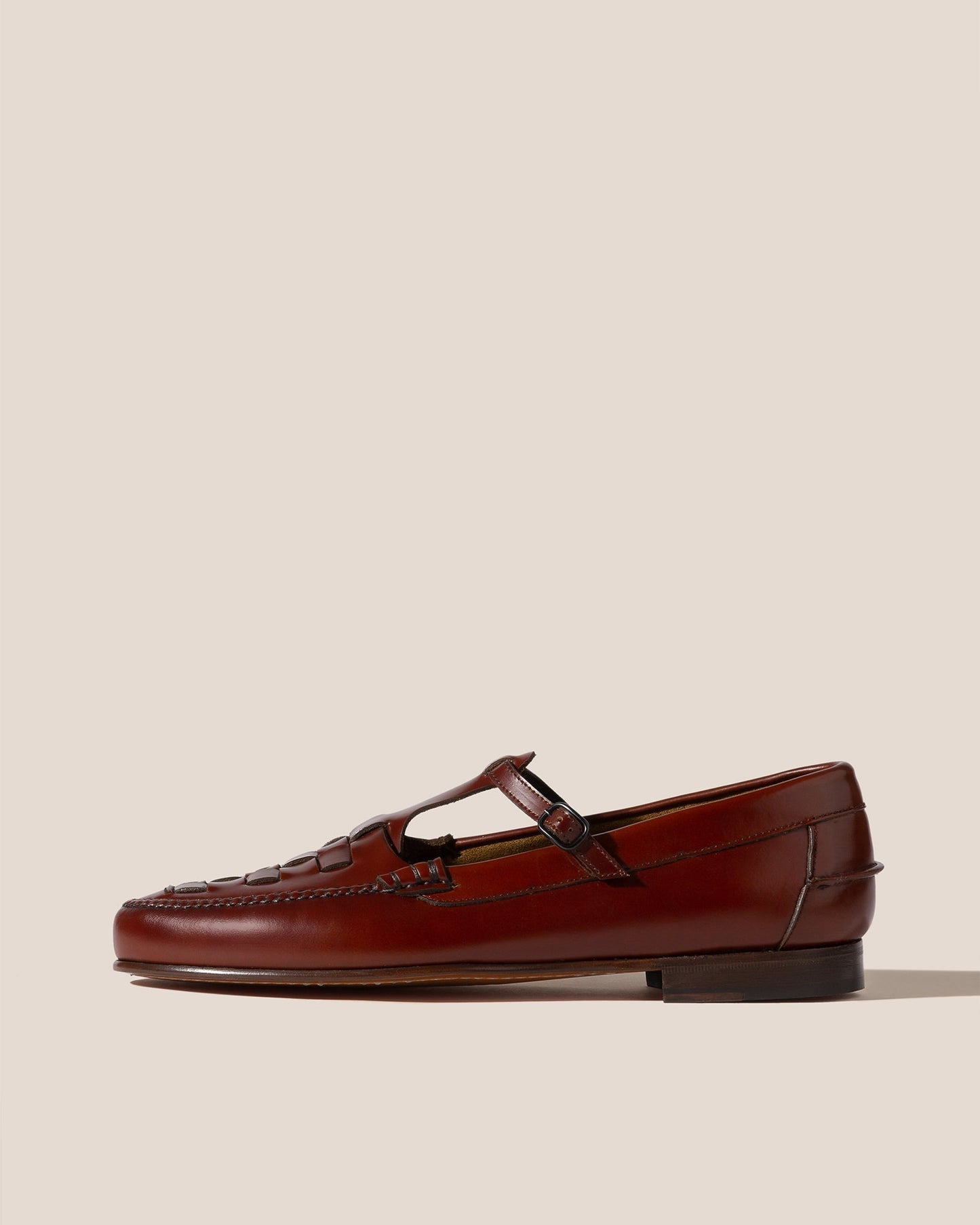 MAQUEDA - Interwoven T-Bar Loafer - Hereu for sale