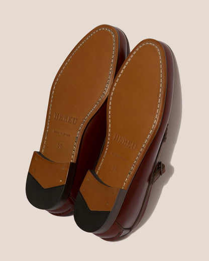 MAQUEDA - Interwoven T-Bar Loafer - Hereu for sale