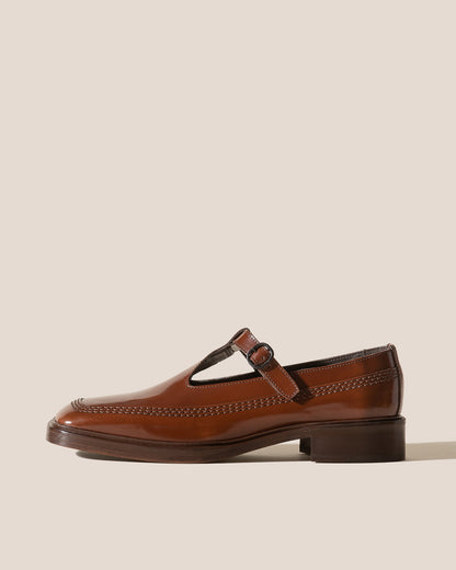 LLUISA POLISHED - T-bar Loafer - Hereu on sale