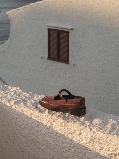 LLUISA POLISHED - T-bar Loafer - Hereu on sale