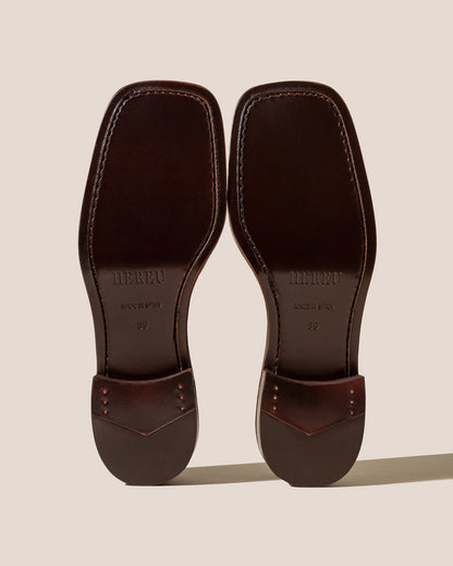 LLUISA POLISHED - T-bar Loafer - Hereu on sale