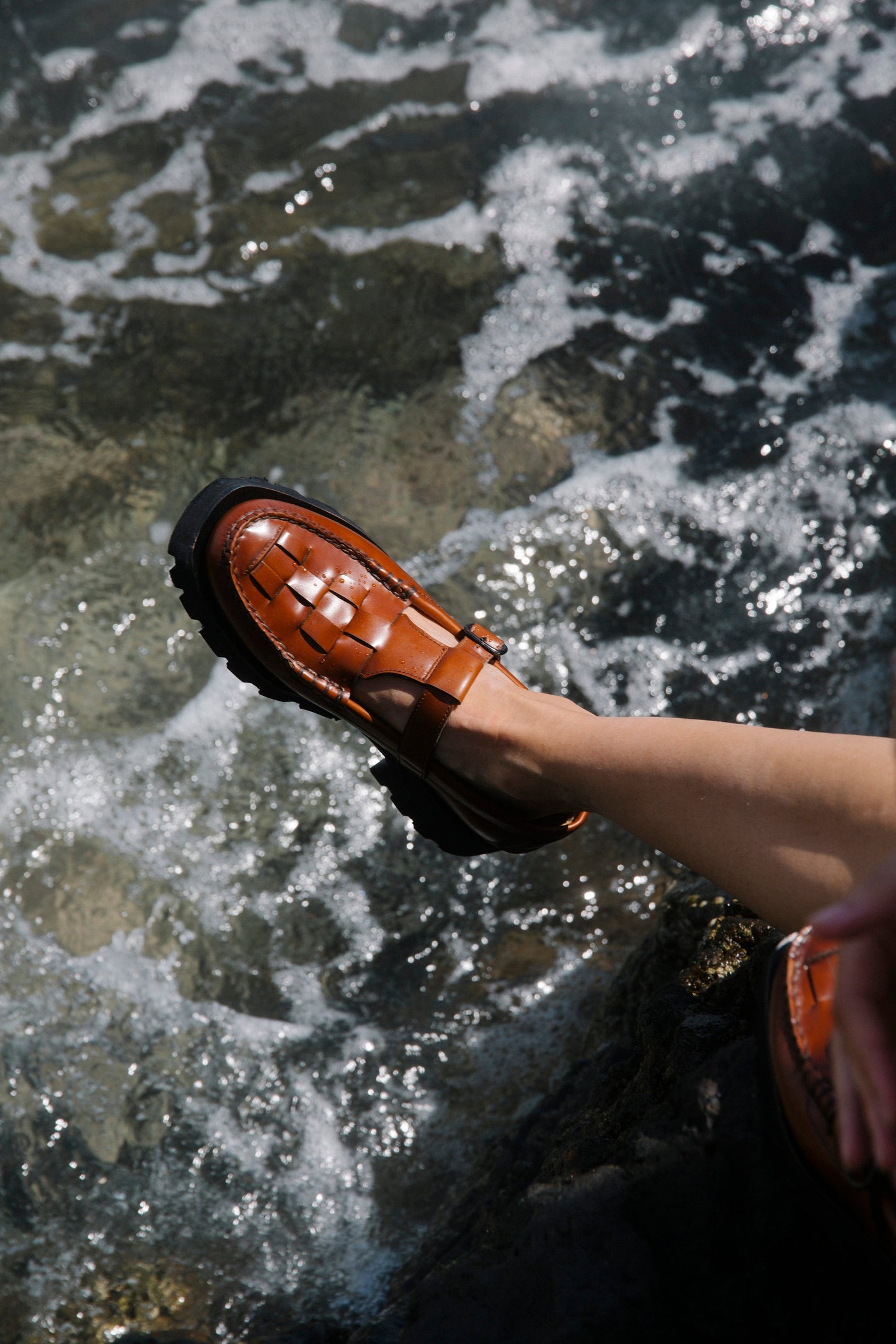 SOLLER SPORT - Tread Sole T-Bar Loafer - Hereu US