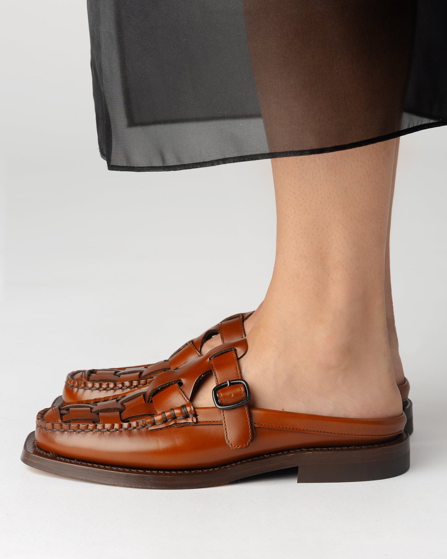 BONELL - Woven T-bar Mule Loafer - Hereu near me