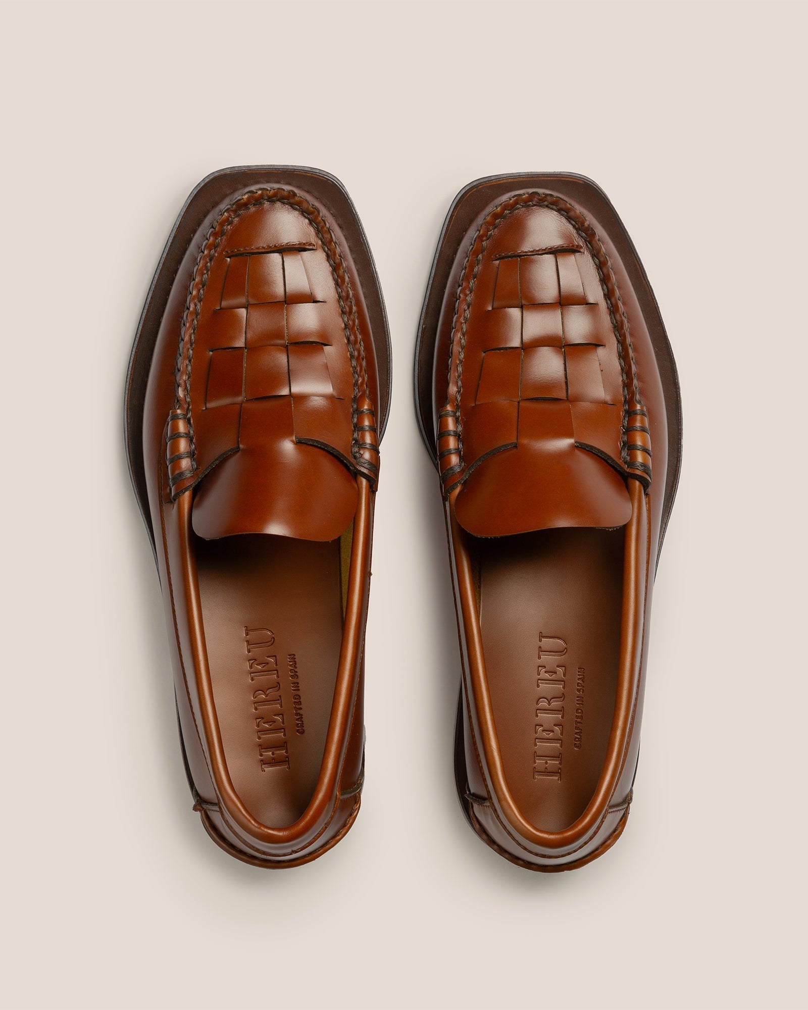NOMBELA - Interwoven Detail Slip-On Loafer - Hereu sale