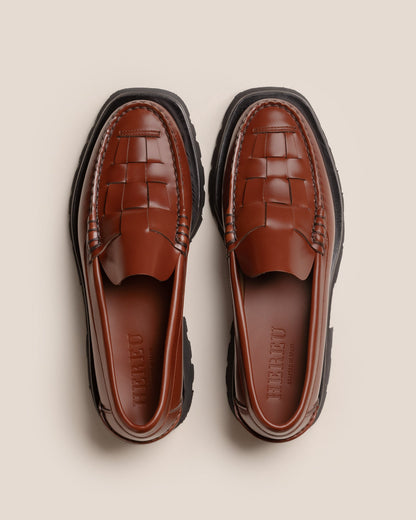 NOMBELA SPORT - Tread Sole Interwoven Detail Slip-On Loafer - Hereu discount