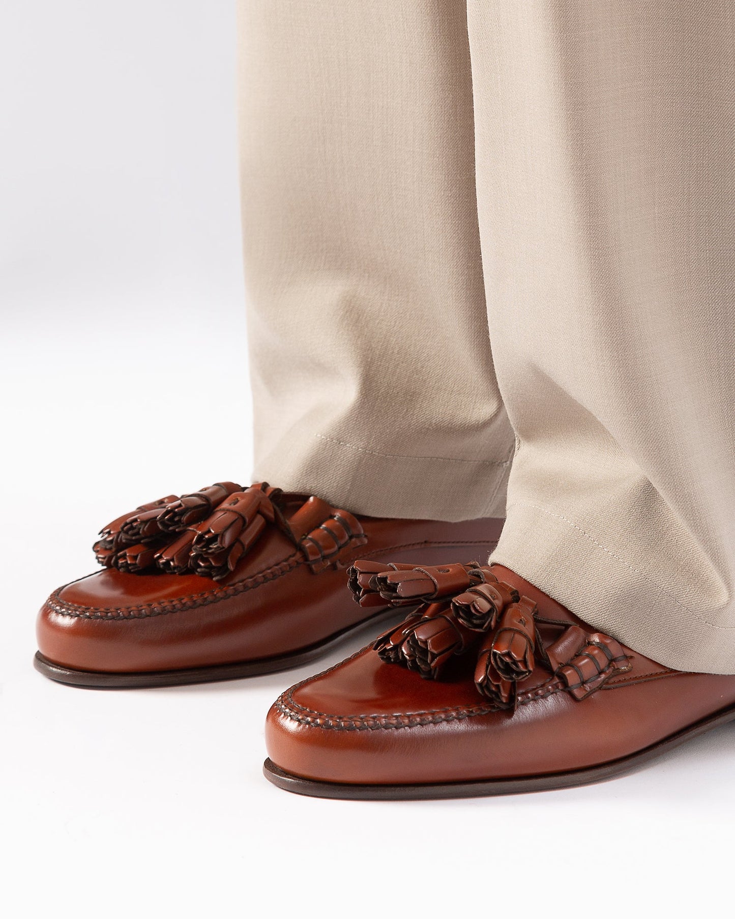 BORLADA - Tasselled Mule Loafer - Hereu online