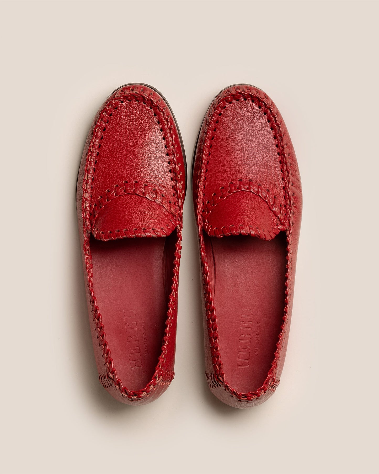 SASTRE SUPPLE SHINY - Braided Seam Slip-On Loafer - Hereu US