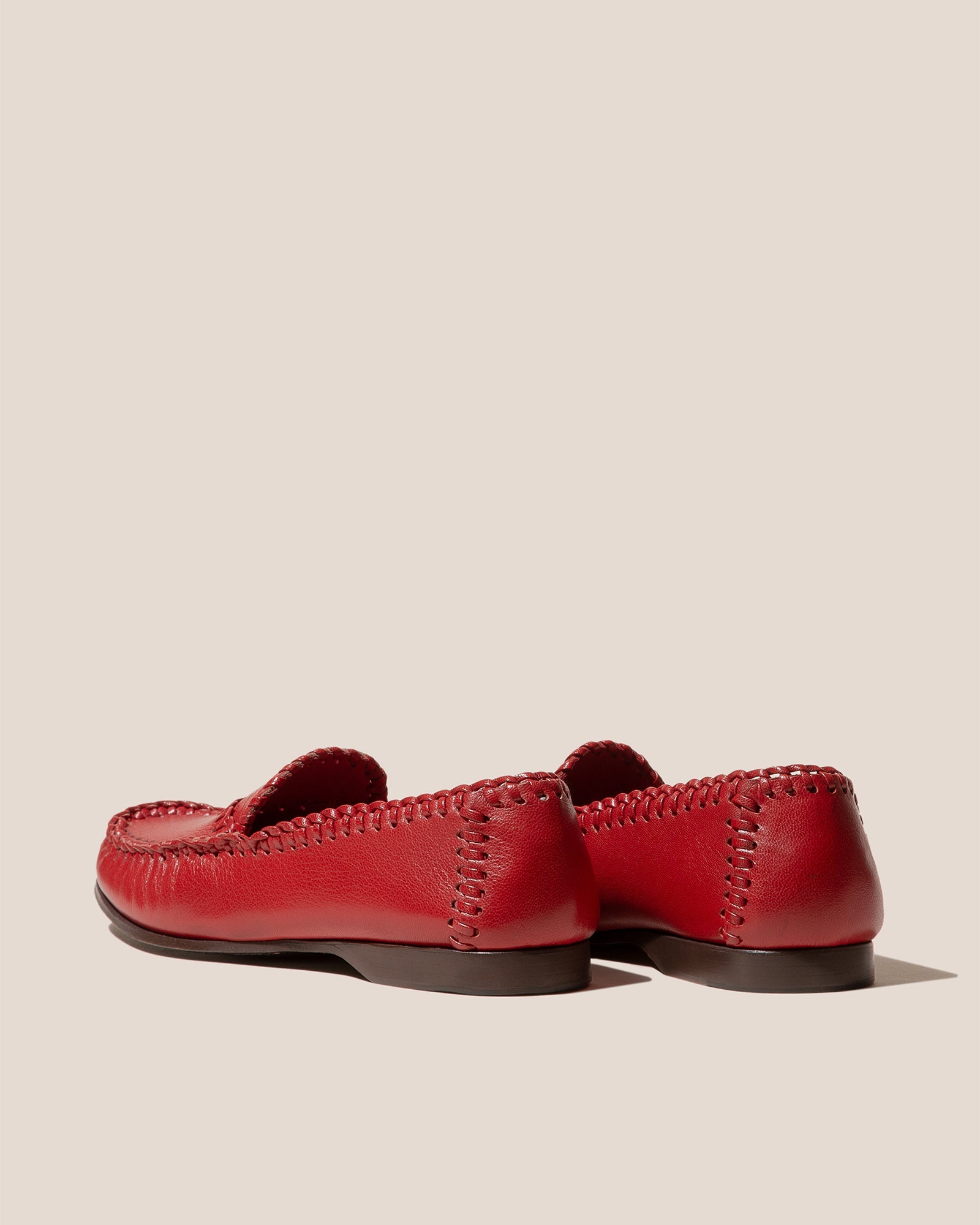SASTRE SUPPLE SHINY - Braided Seam Slip-On Loafer - Hereu US