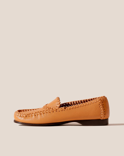 SASTRE SUPPLE SHINY - Braided Seam Slip-On Loafer - Hereu near me