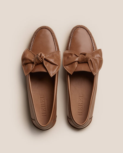 CORBATI - Bow-Detail Slip-On Loafer - Hereu sale