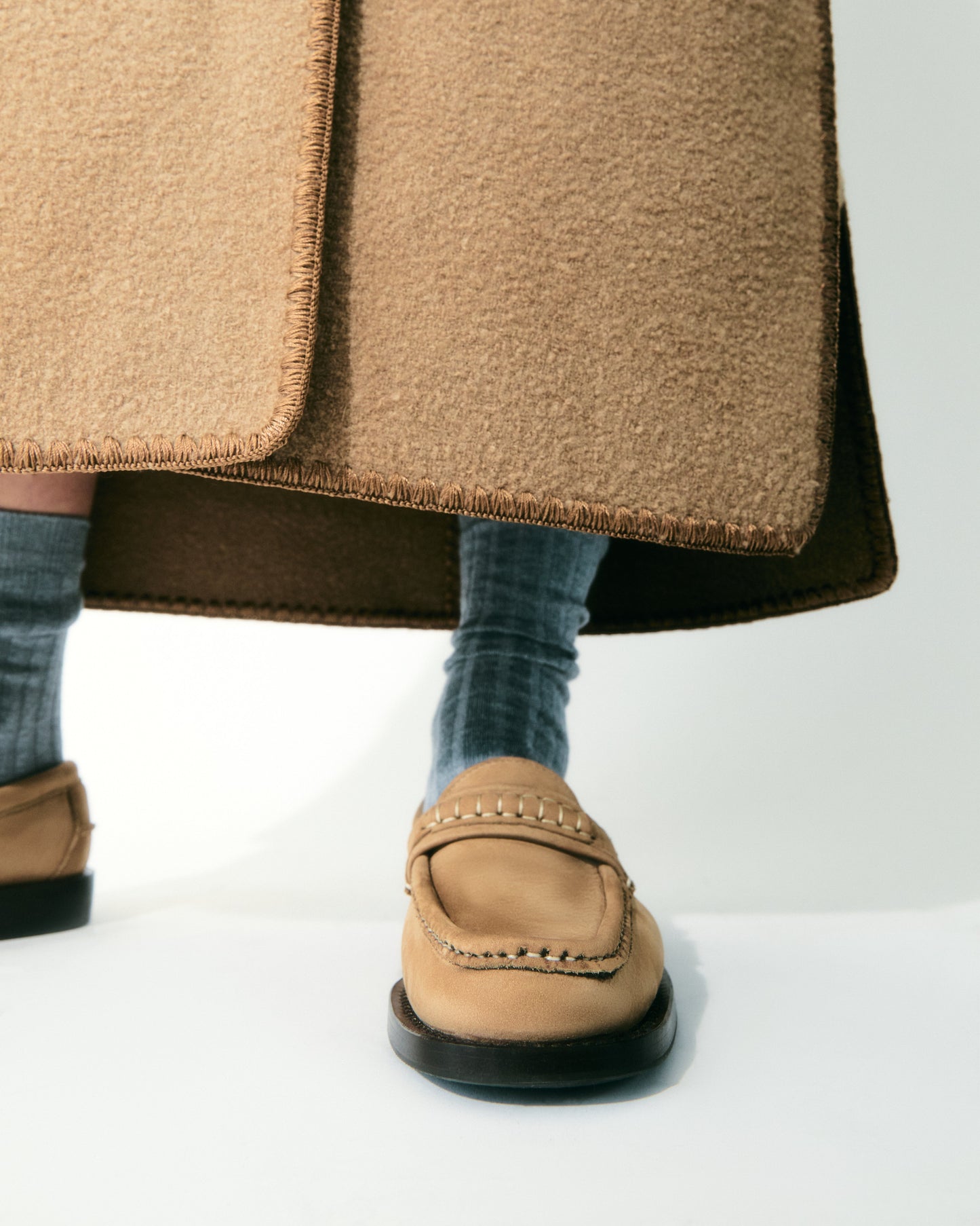 BORADA BORDON NUBUCK - Slip-on Moc Toe Loafer - Hereu for sale