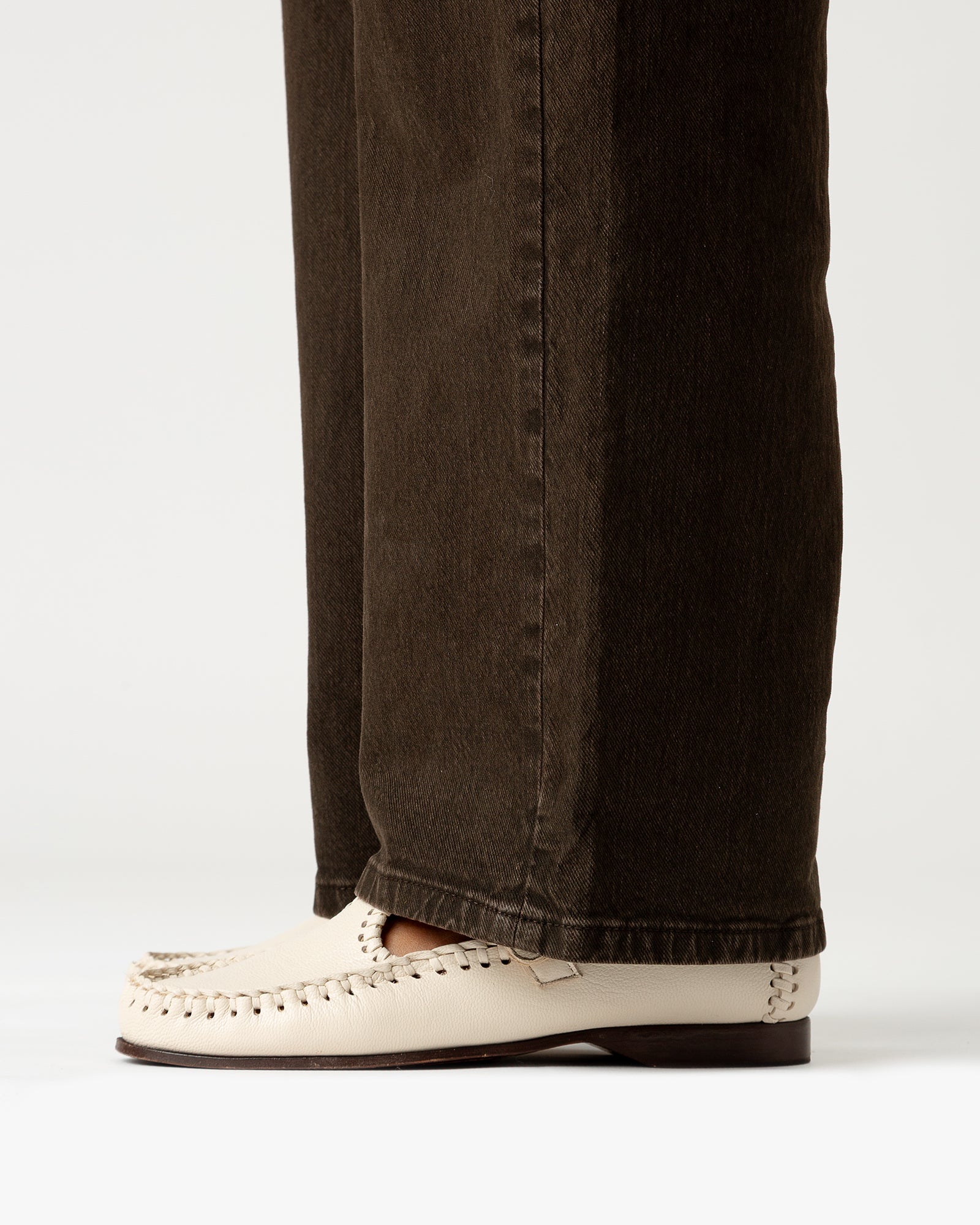 ALCOVER SUPPLE SHINY - Braided Seams T-bar Loafer - Hereu online
