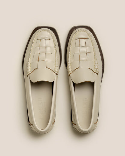 NOMBELA - Interwoven Detail Slip-On Loafer - Hereu outlet