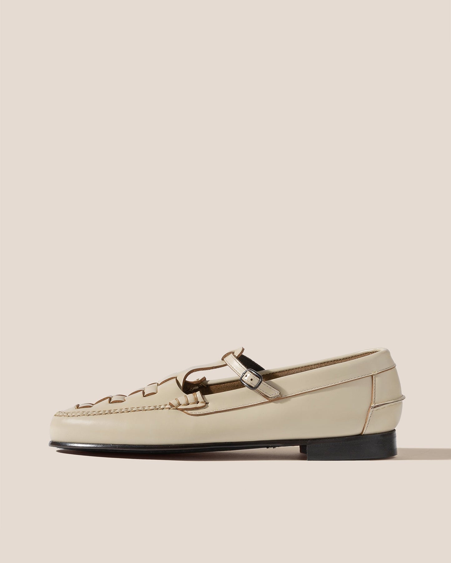 MAQUEDA - Interwoven T-Bar Loafer - Hereu sale