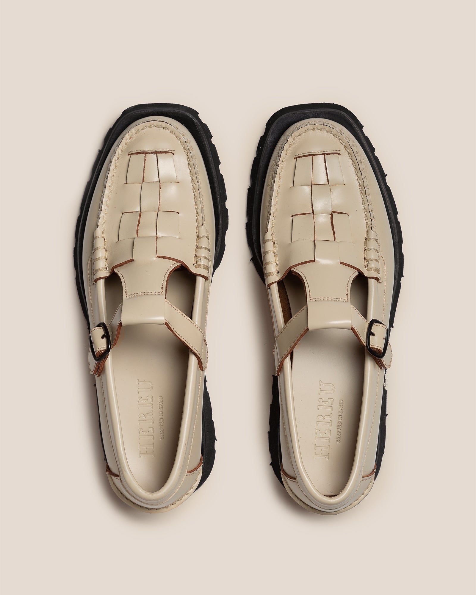 SOLLER SPORT - Tread Sole T-Bar Loafer - Hereu on sale