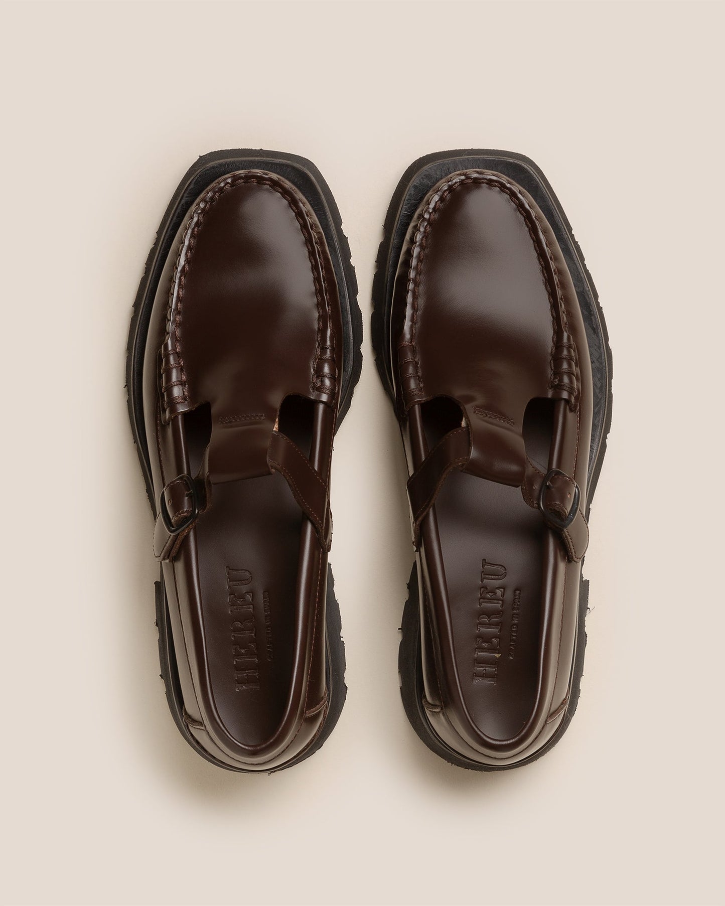 ALBER SPORT - Tread Sole T-Bar Loafer - Hereu near me
