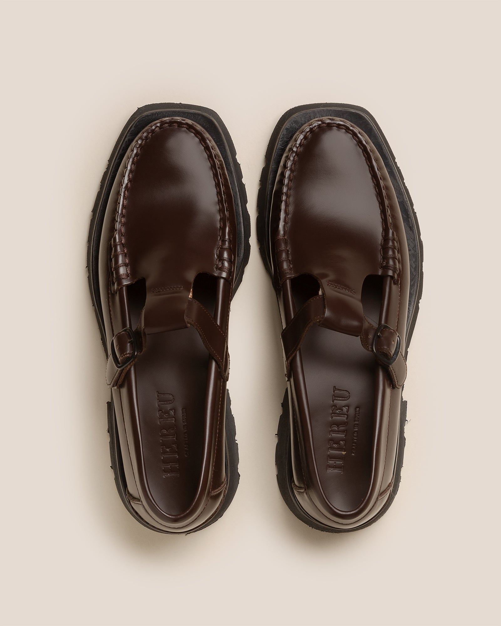 ALBER SPORT - Tread Sole T-Bar Loafer - Hereu near me