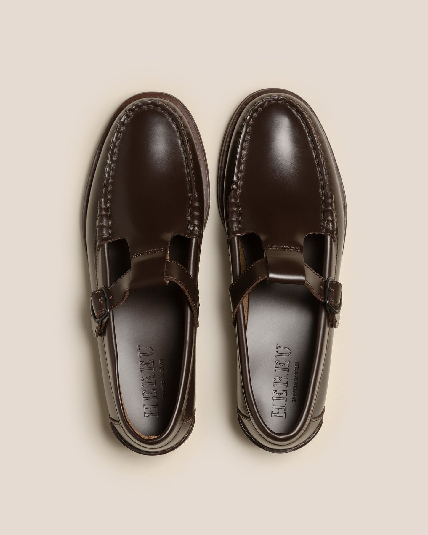 ALBER - T-bar Loafer - Hereu on sale
