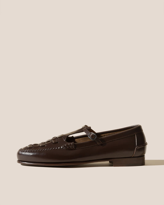 MAQUEDA - Interwoven T-Bar Loafer - Hereu online