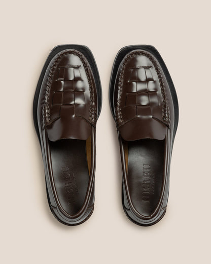 NOMBELA - Interwoven Detail Slip-On Loafer - Hereu US