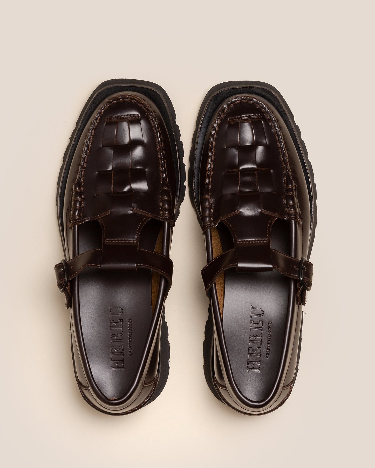 SOLLER SPORT - Tread Sole T-Bar Loafer - Hereu near me