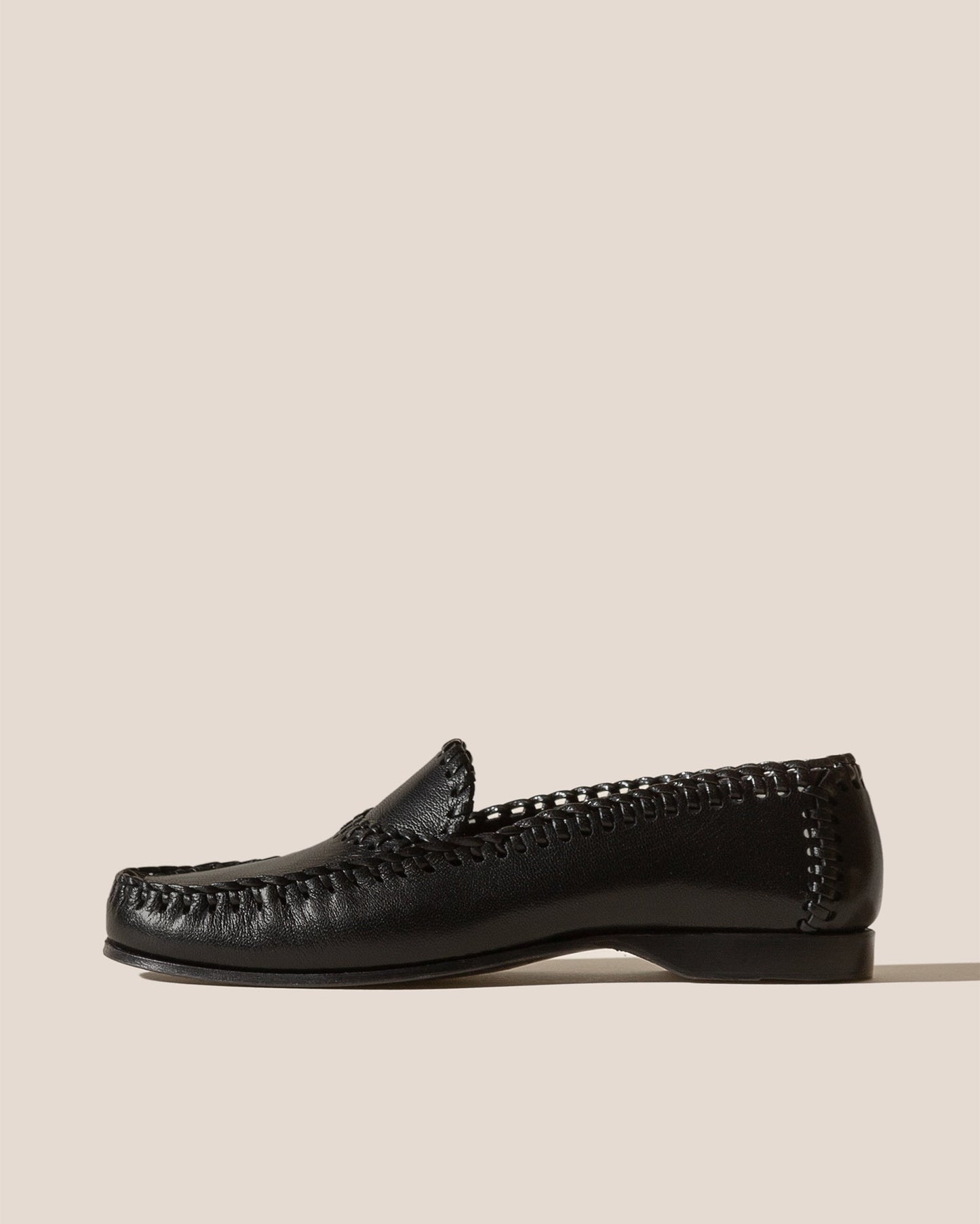 SASTRE SUPPLE SHINY - Braided Seam Slip-On Loafer - Hereu for sale