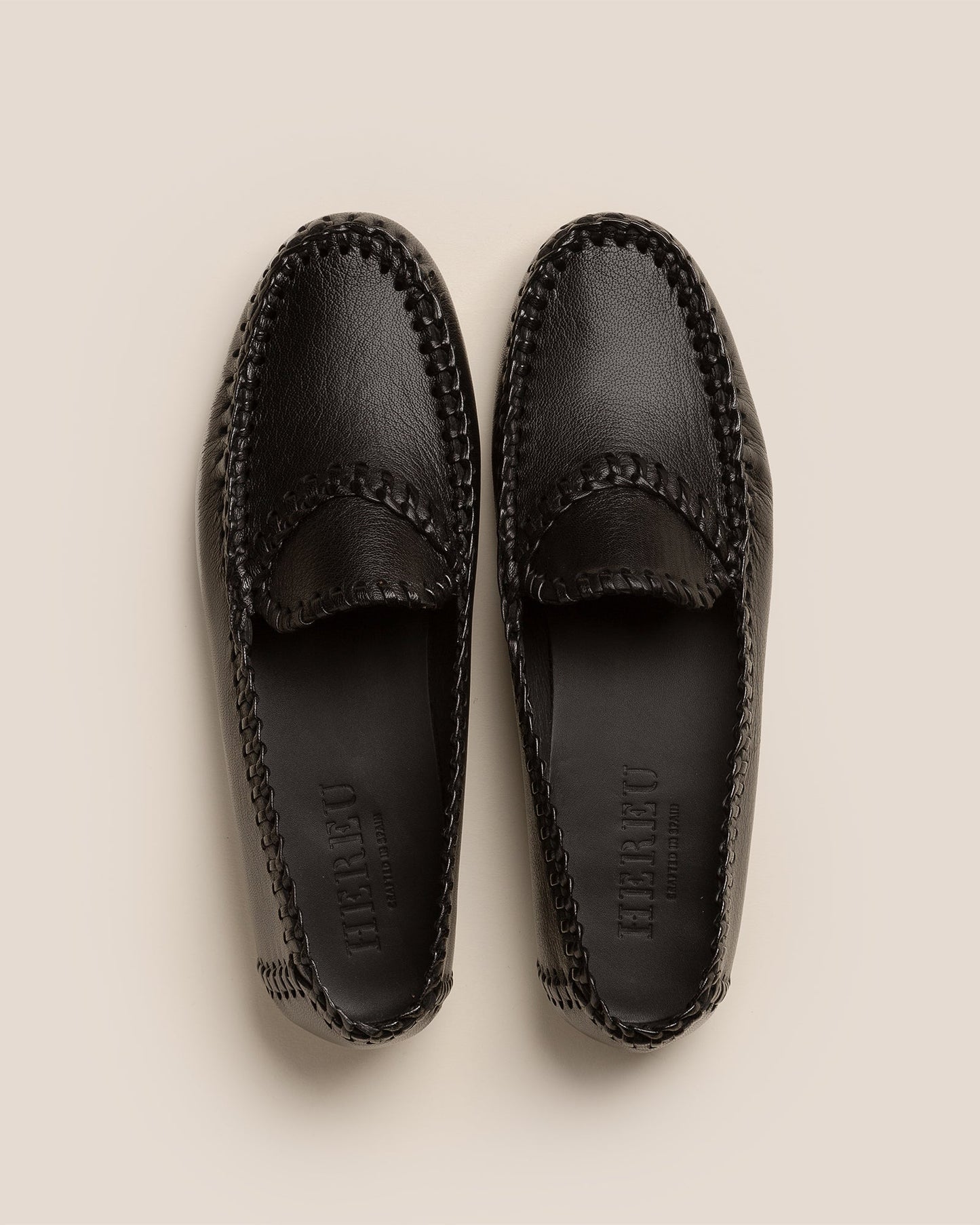 SASTRE SUPPLE SHINY - Braided Seam Slip-On Loafer - Hereu for sale