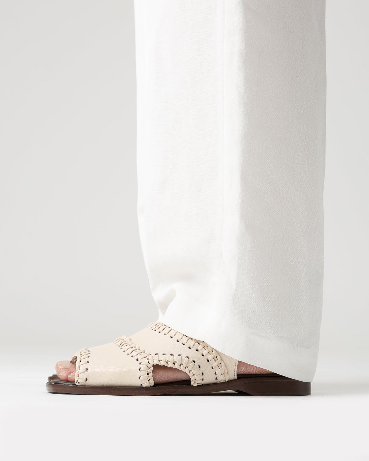 SASTRE SANDAL - Braided Seam Sandal - Hereu US