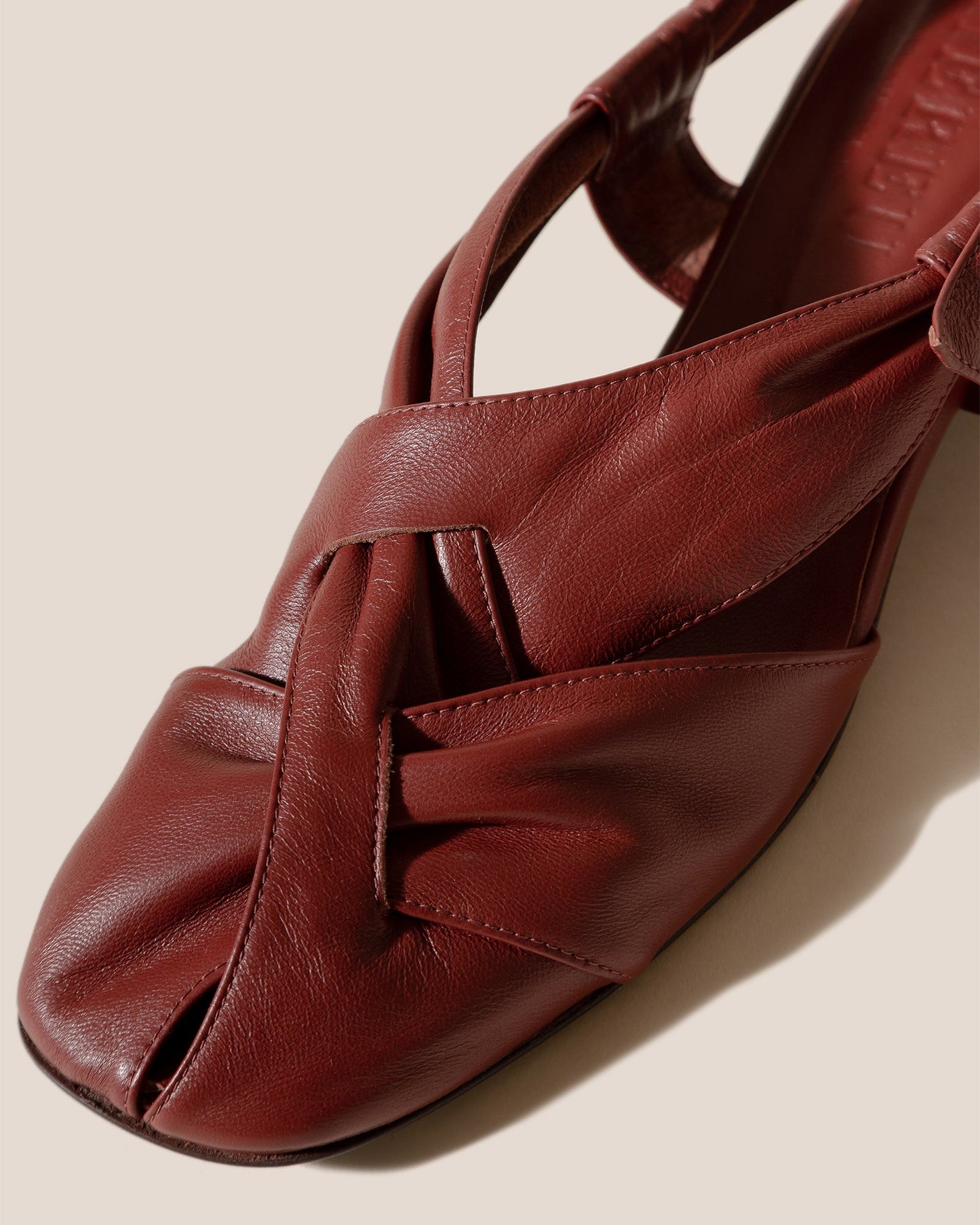 MAIA - Ruched Interlaced Sandal - Hereu outlet