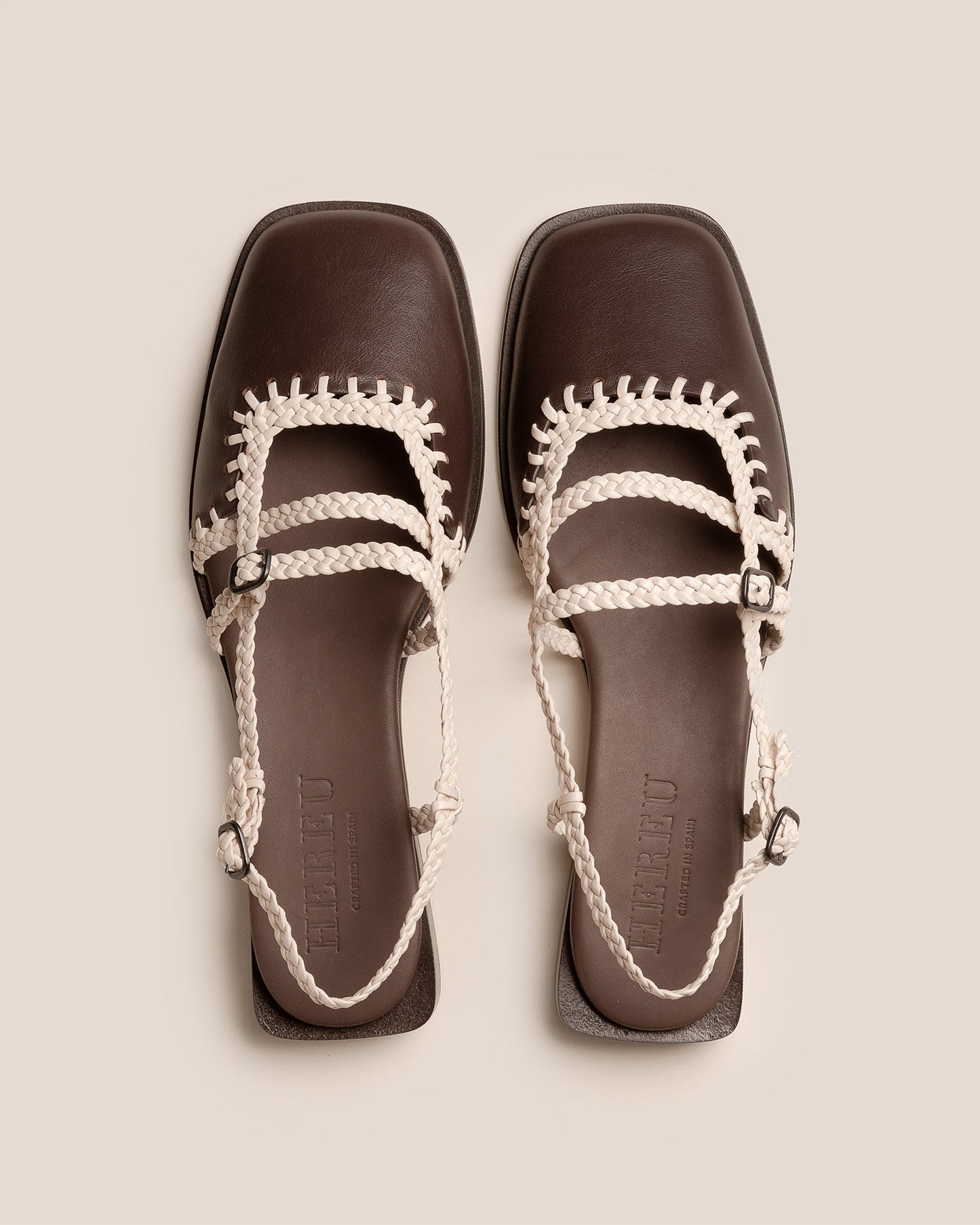 ADRATA - Woven Square-Toe Sandal - Hereu for sale