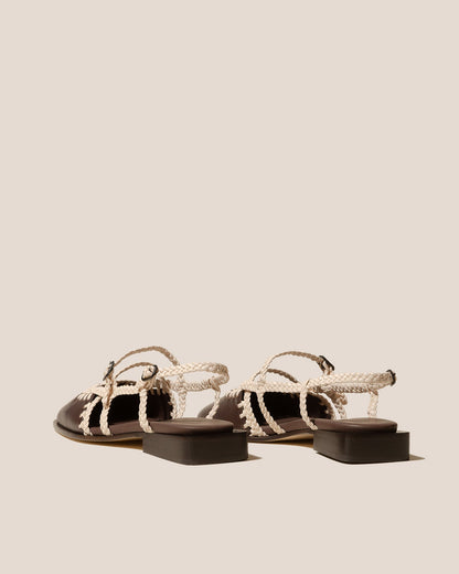 ADRATA - Woven Square-Toe Sandal - Hereu for sale
