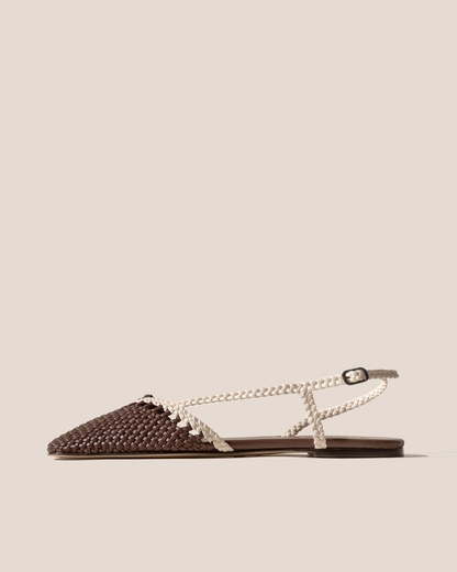 RONDAIA - Woven Asymmetrical Sandal - Hereu on sale