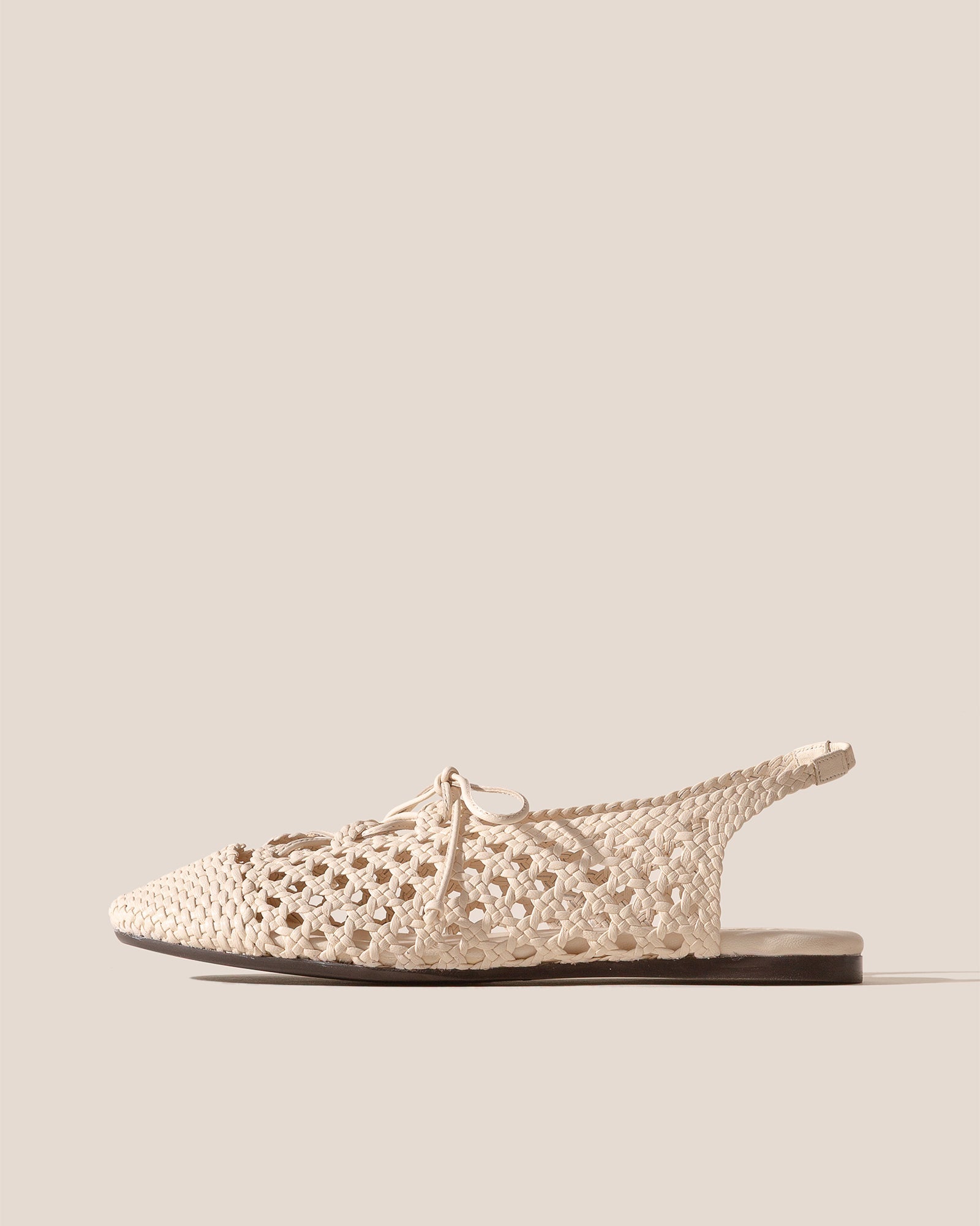 SARDANA - Lace-up Woven Slingback Sandal - Hereu discount