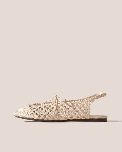 SARDANA - Lace-up Woven Slingback Sandal - Hereu discount