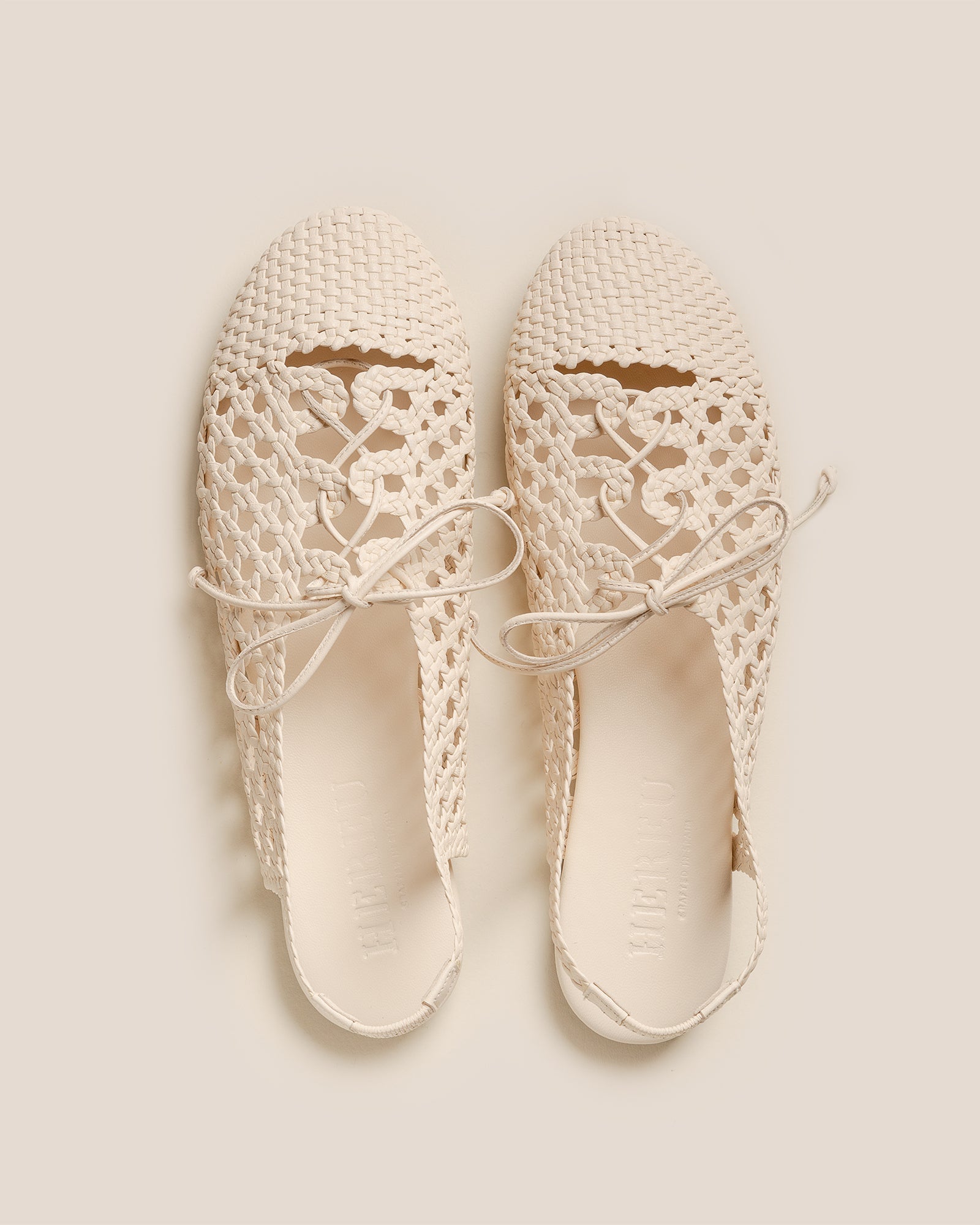 SARDANA - Lace-up Woven Slingback Sandal - Hereu discount