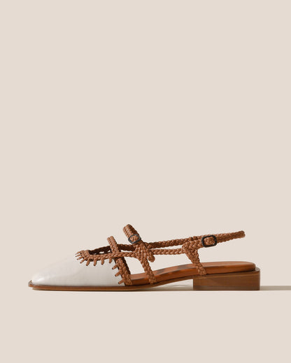 ADRATA - Woven Square-Toe Sandal - Hereu discount