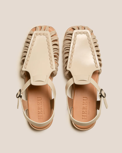 ALARO - Square-Toe T-bar Sandal - Hereu online