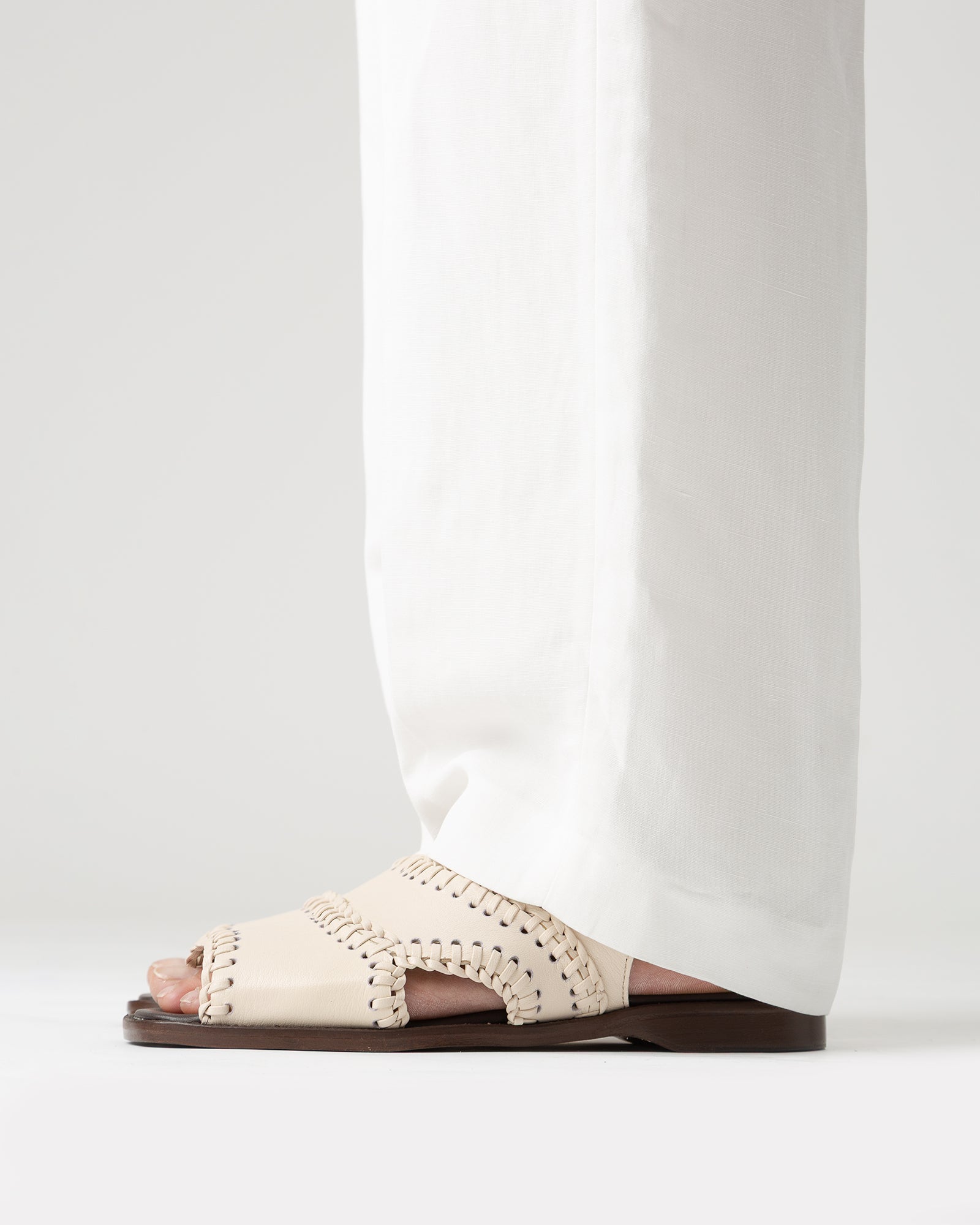 SASTRE SANDAL - Braided Seam Sandal - Hereu US