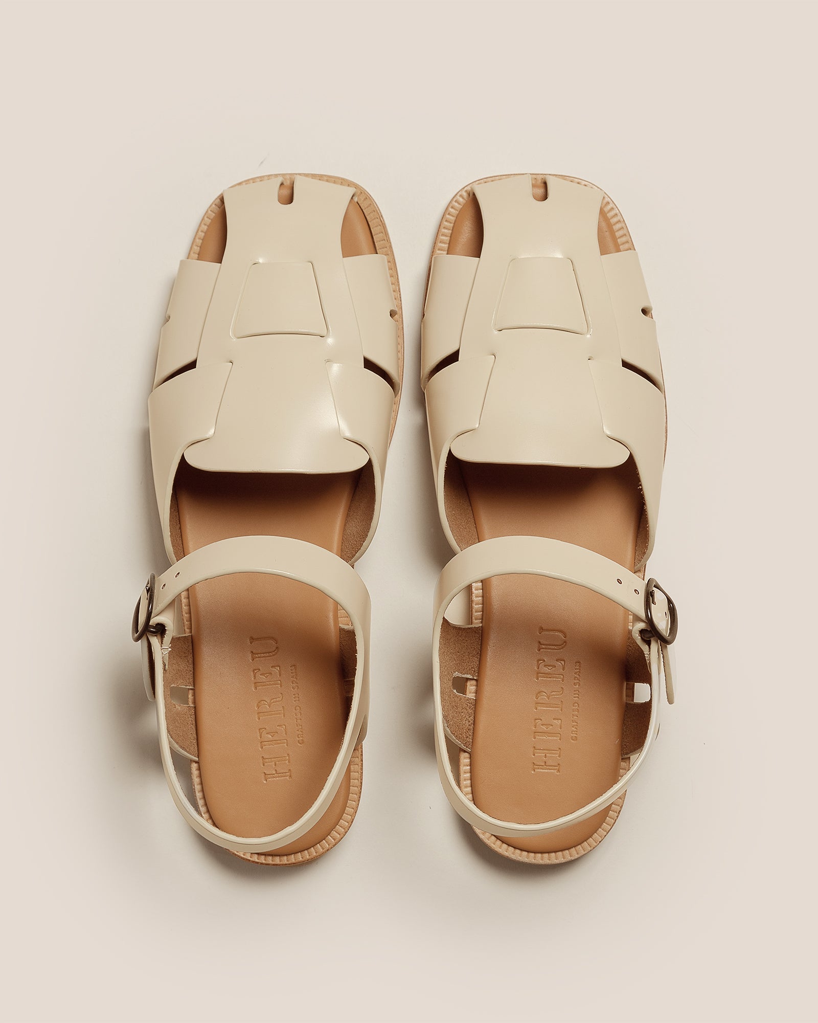 PEDRA - Squared Closed-Toe Fisherman Sandal - Hereu online