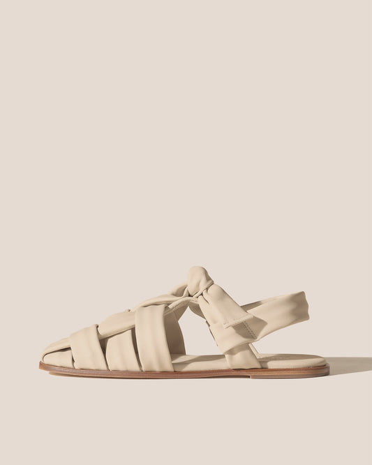 BENA - Interwoven Knotted T-bar Sandal - Hereu on sale
