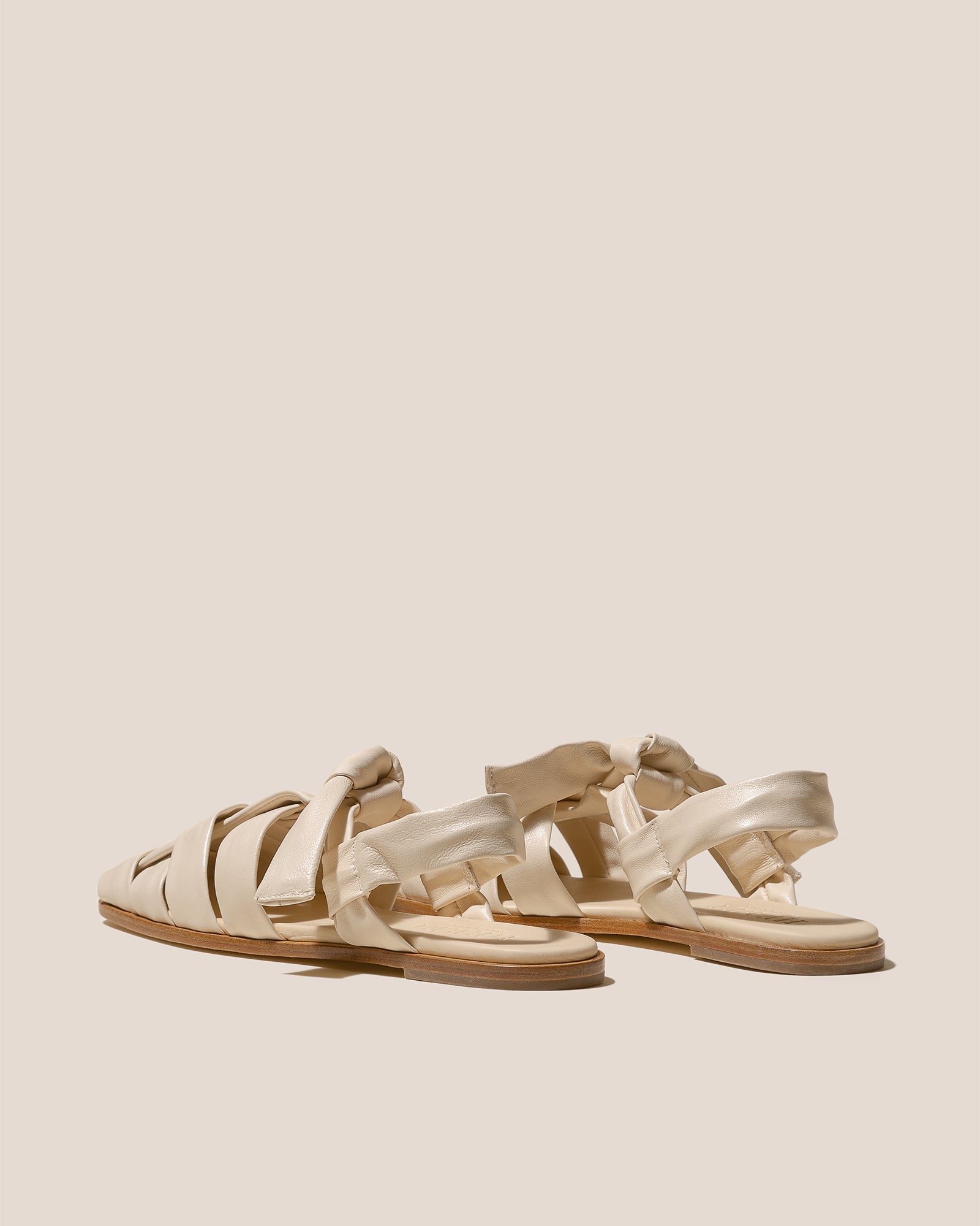 BENA - Interwoven Knotted T-bar Sandal - Hereu on sale