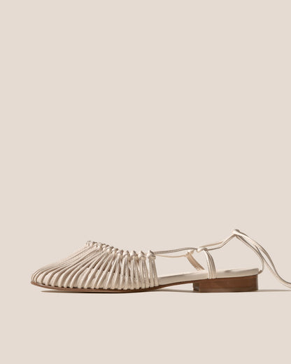 MANTERA - Round-Toe Knotted Sandal - Hereu discount