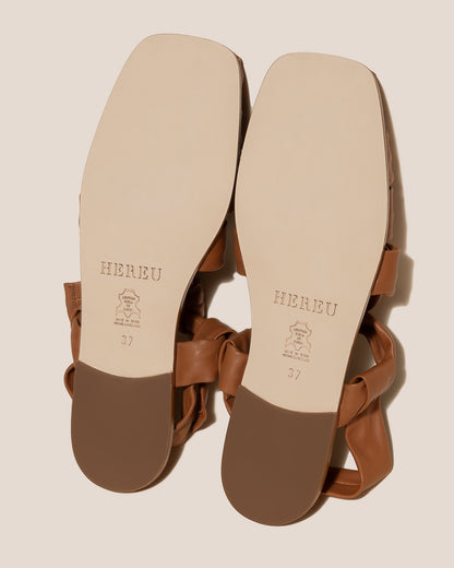 BENA - Interwoven Knotted T-bar Sandal - Hereu near me