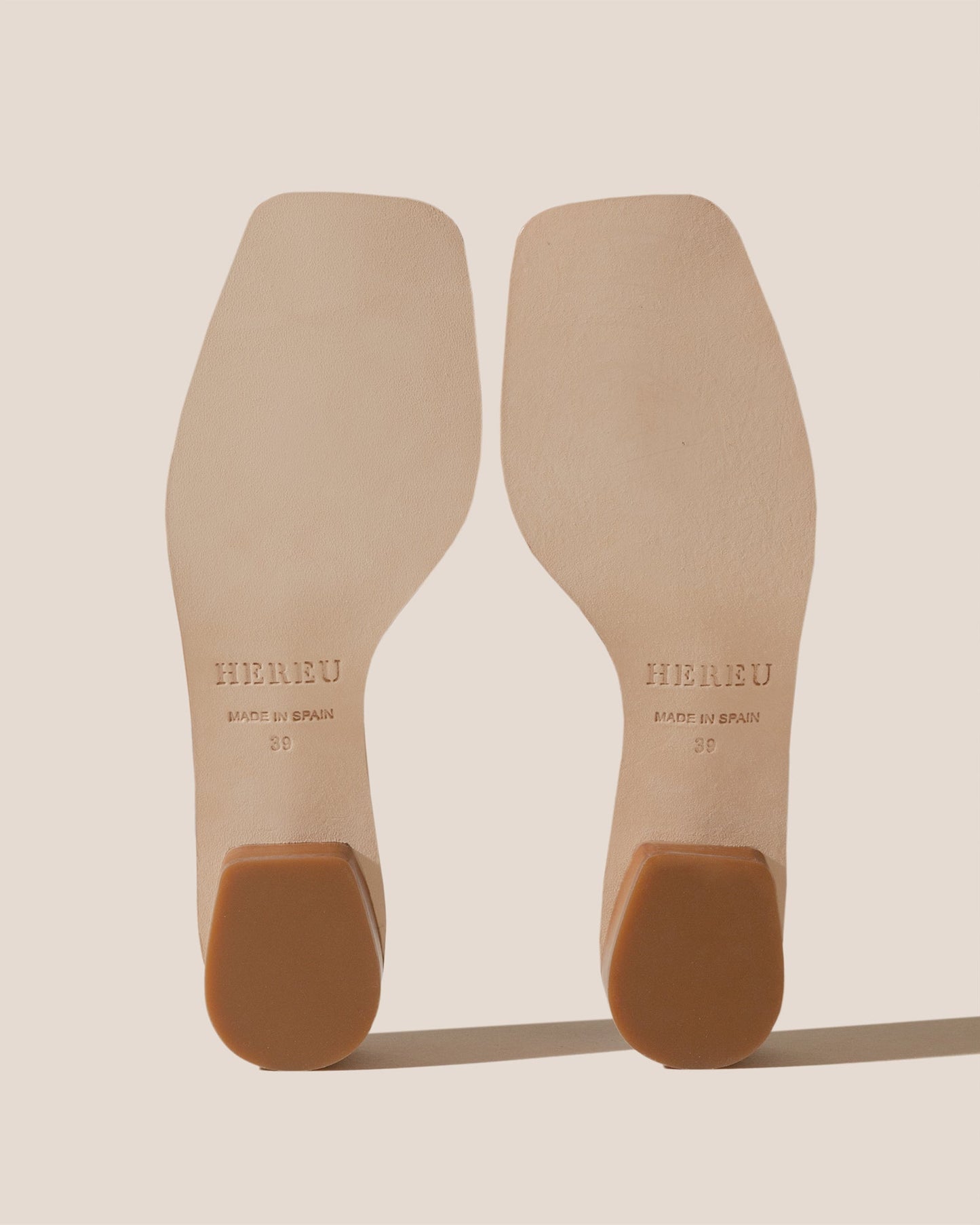 BENA HEELED - Interwoven Knotted T-bar Heeled Sandal - Hereu outlet