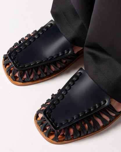 ALARO - Square-Toe T-bar Sandal - Hereu for sale