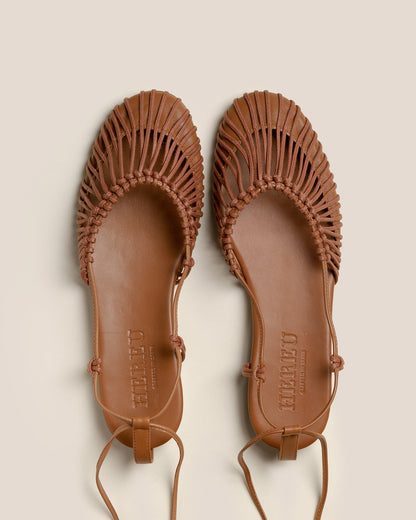 MANTERA - Round-Toe Knotted Sandal - Hereu on sale