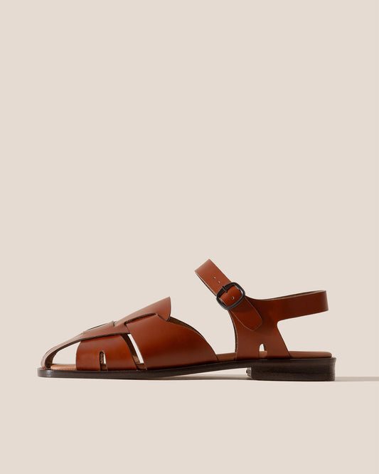 PEDRA - Squared Closed-Toe Fisherman Sandal - Hereu sale